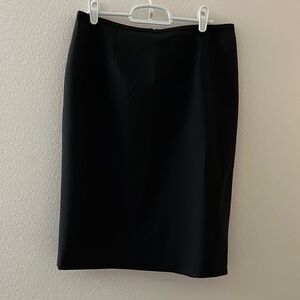 Karl Lagerfeld PARIS Black Career Skirt Lined